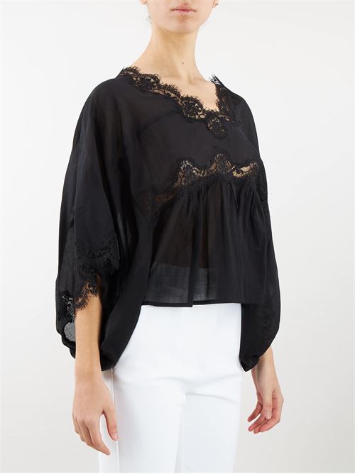 Blouse with lace Ermanno by Ermanno Scervino ERMANNO BY ERMANNO SCERVINO |  | D44EK008E35MF099